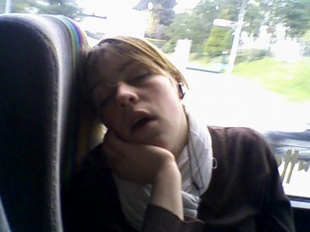 elle �tait fatigu�e...